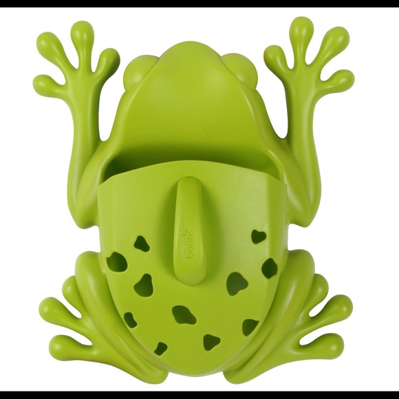 boon frog pod bath toy scoop